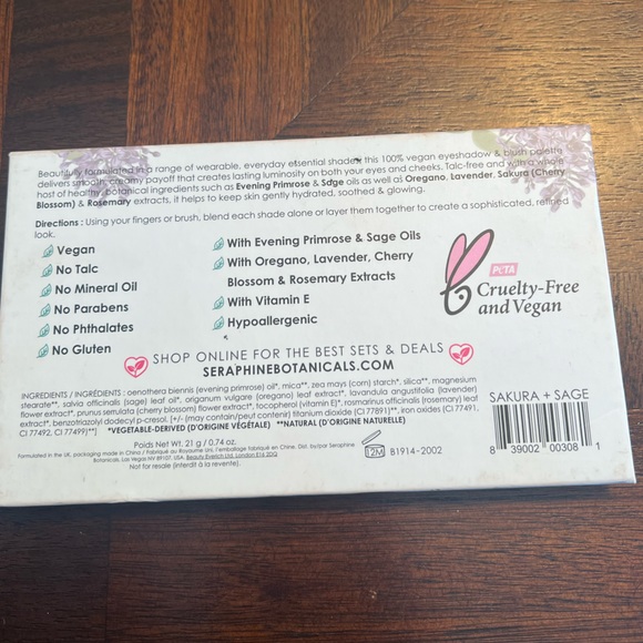 Sakura + Sage - Vegan Eyeshadow & Blush Palette - Picture 6 of 6